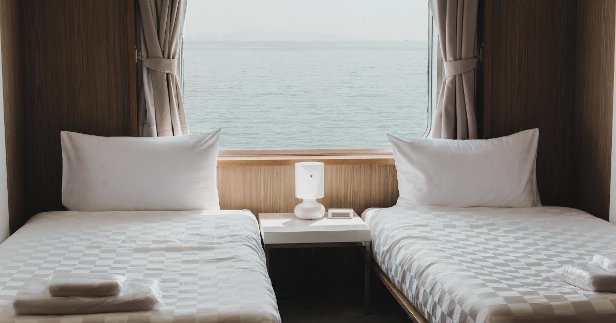 Oceanview Cabin on Cruise Ship